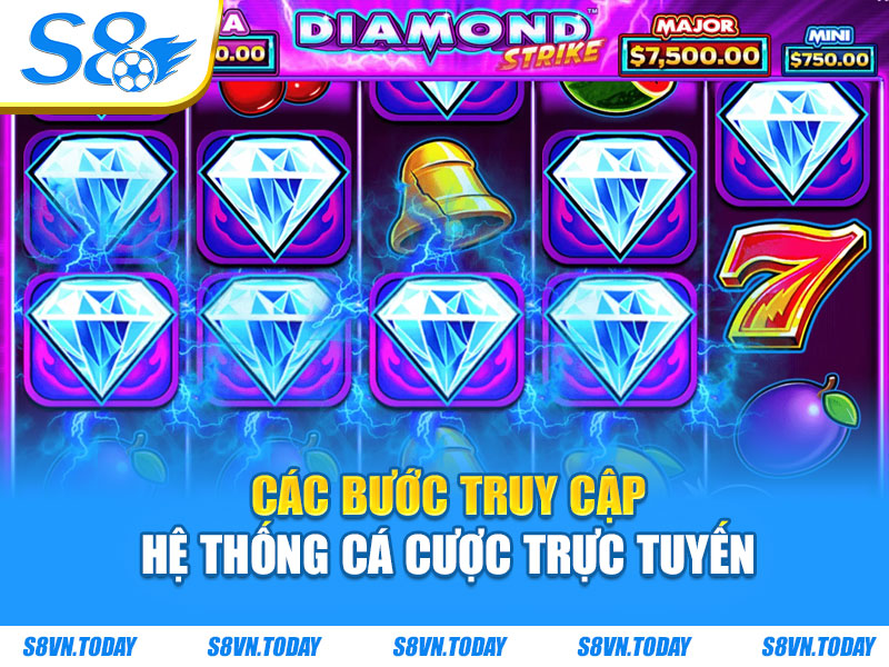 Các bước truy cập hệ thống cá cược trực tuyến