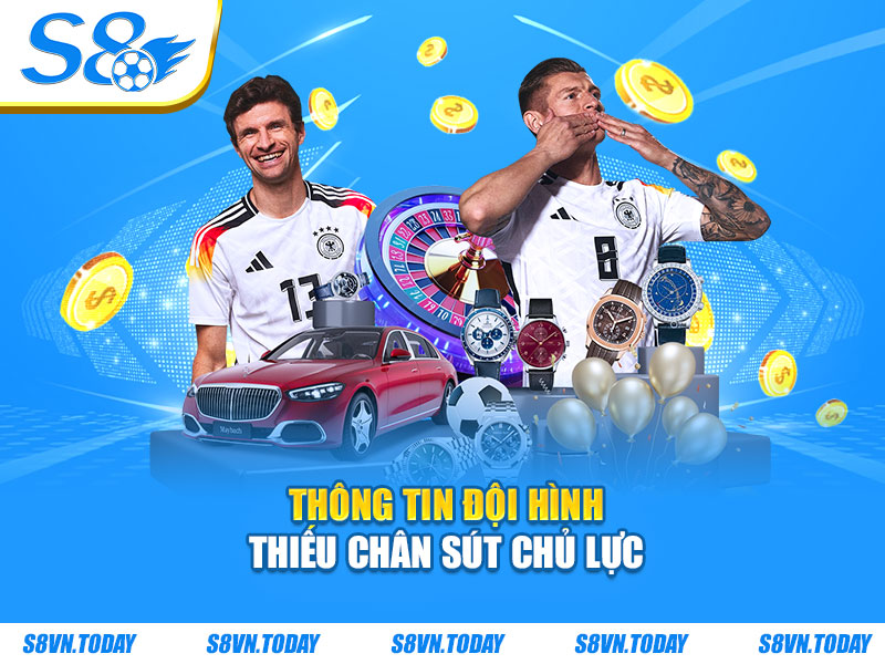 Thông tin đội hình thiếu chân sút chủ lực